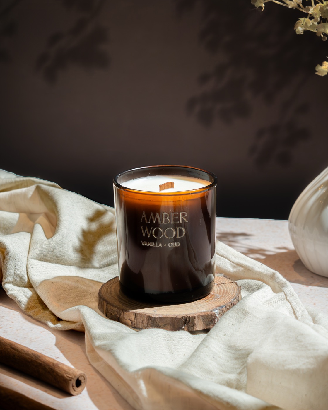 Mood Society candles, lifestyle photo