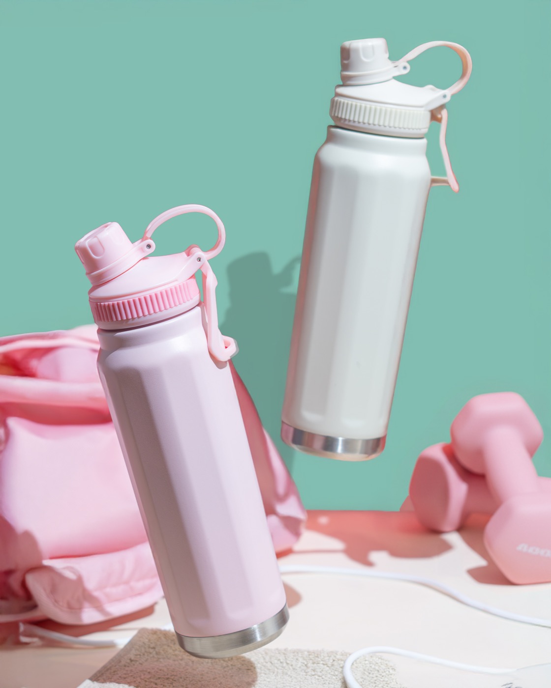 Mood Society bottles, lifestyle photo
