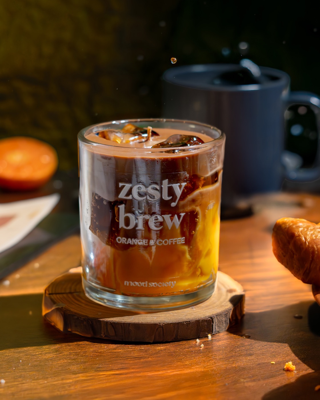 Mood Society candles, lifestyle photo