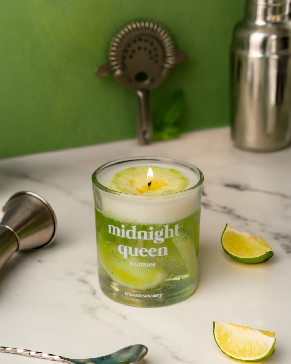 Mood Society candles, lifestyle photo